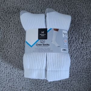 Member's Mark Men's 10-Pack Reinforced Heel & Toe Stay-Up Comfort